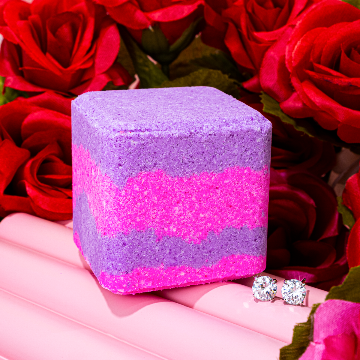 Lychee Rose Menthol Jewelry Shower Steamer by JewelScent