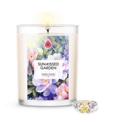 Sun-Kissed Garden 18oz Home Jewelry Candle by JewelScent